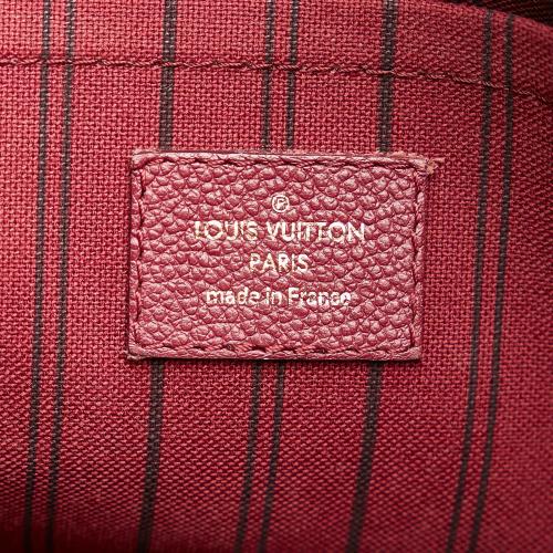 Louis Vuitton Red Monogram Empreinte Montaigne mm