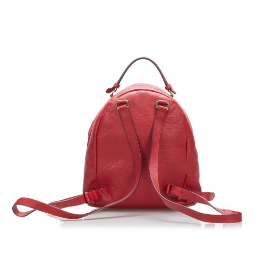 Louis Vuitton Pink Leather Monogram Empreinte Sorbonne Backpack