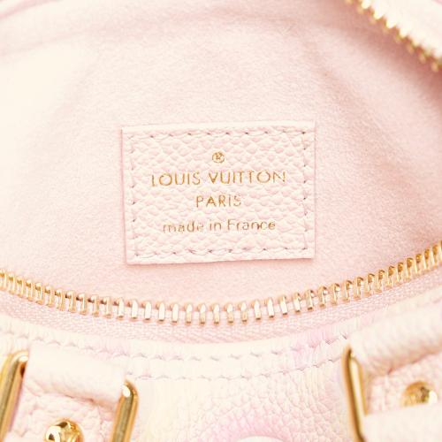 Louis Vuitton Pink Monogram Empreinte Summer Stardust Nano Speedy