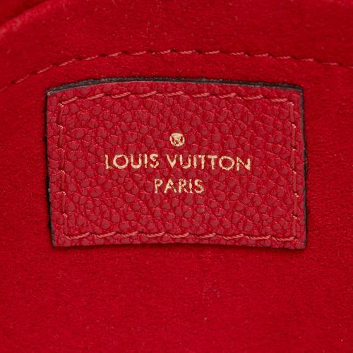 Louis Vuitton Vavin Handbag Monogram Empreinte Leather BB Red