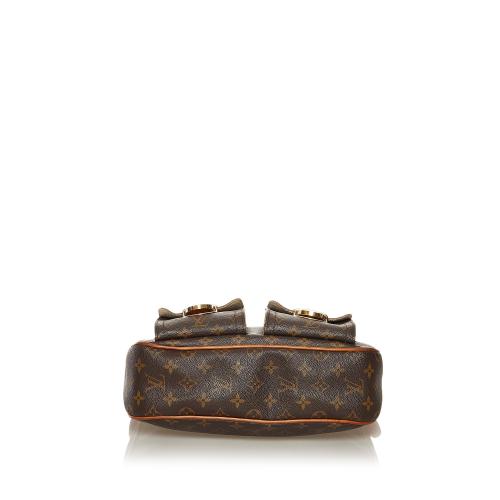 Louis Vuitton Brown, Pattern Print Monogram Hudson GM