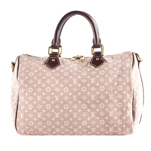 Louis Vuitton Monogram Idylle Speedy 30 Satchel Handbag