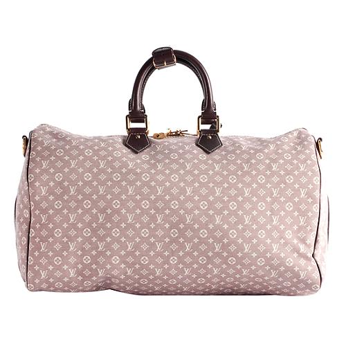 Louis Vuitton Monogram Idylle Speedy Voyage 45 Satchel Handbag