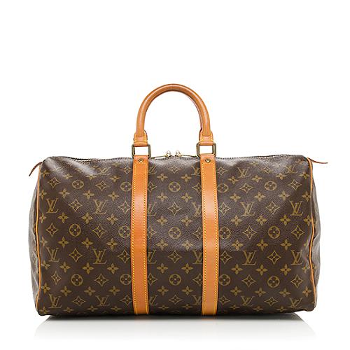Louis Vuitton Monogram Canvas Keepall 45 Duffle Bag