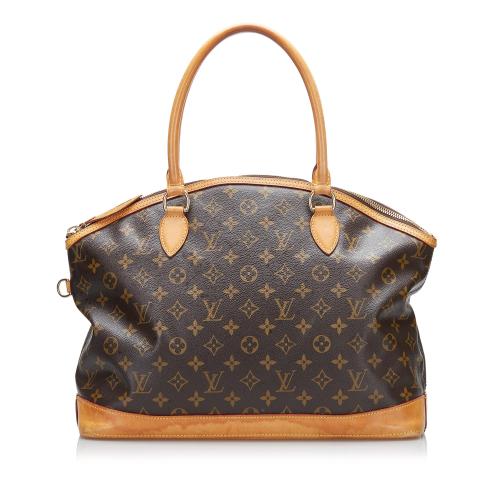 LOUIS VUITTON Monogram Canvas Lockit Horizontal Bag.Used in good condition.