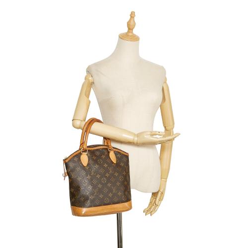 Louis Vuitton Brown, Pattern Print Monogram Vertical Lockit