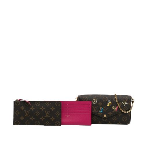 Louis Vuitton Monogram Canvas Love Lock Pochette Felicie Pochette