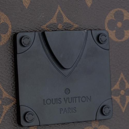 Louis Vuitton Monogram Macassar S Lock A4 Pouch