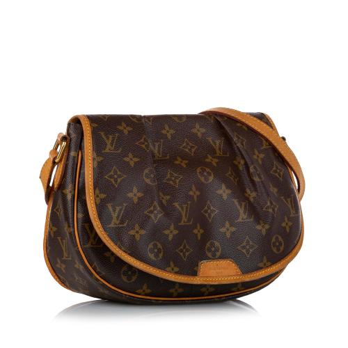 Louis Vuitton 2013 Menilmontant Pm Shoulder Bag in Brown