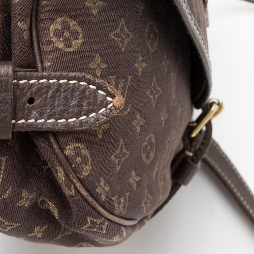 Louis Vuitton Monogram Mini Lin Saumur 30 Messenger Bag