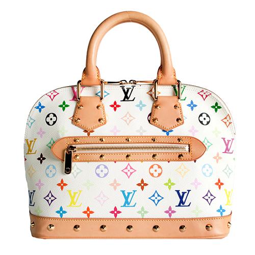 Louis Vuitton Monogram Multicolore Alma Satchel Handbag