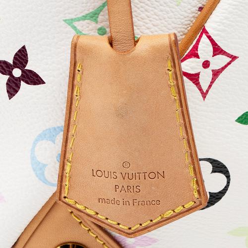 Louis Vuitton Chrissie White Multicolor Monogram White Canvas Shoulder Bag