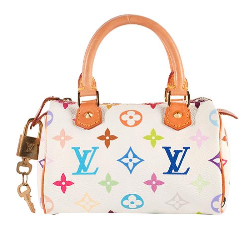 Louis Vuitton Monogram Multicolore Mini Sac HL Satchel Handbag