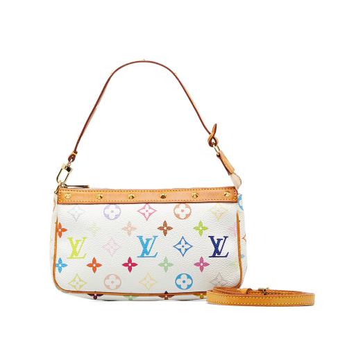 Pochette accessoire leather handbag Louis Vuitton Multicolour in