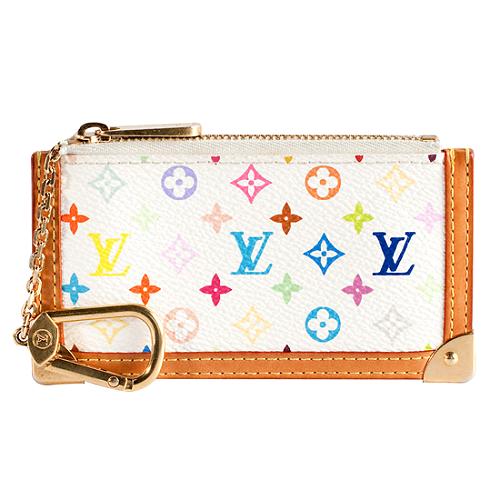 Louis Vuitton Monogram Multicolore Pochette Cles Key Pouch, Louis Vuitton  Small_Leather_Goods