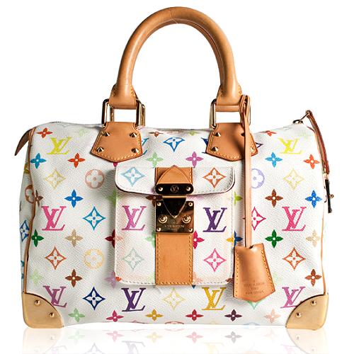 Louis Vuitton Monogram Multicolore Speedy 30 Satchel Handbag - FINAL SALE