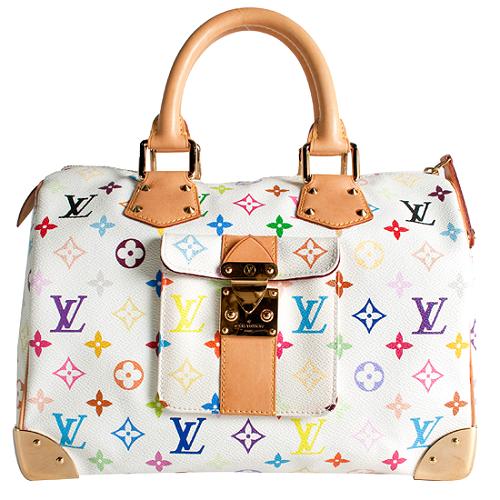 Louis Vuitton Monogram Multicolore Speedy 30 Satchel Handbag