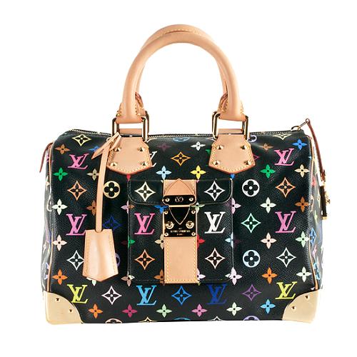 Louis Vuitton Monogram Multicolore Speedy 30 Satchel Handbag