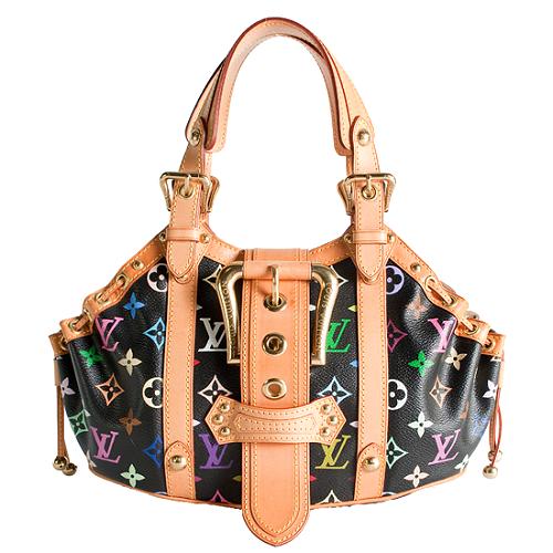 Louis Vuitton Monogram Multicolore Theda GM Satchel Handbag