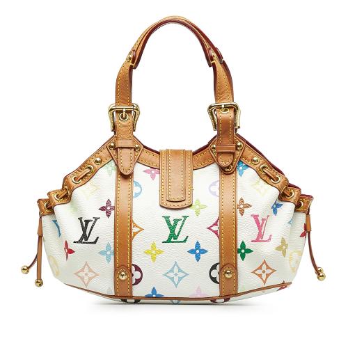 Louis Vuitton White Monogram Multicolore Theda PM Louis Vuitton