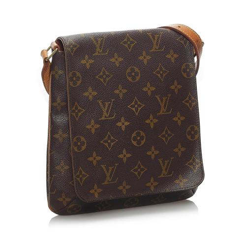 Louis Vuitton Brown Canvas Monogram Musette Salsa Short Strap