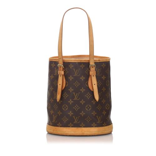 Louis Vuitton Monogram Canvas Petit Bucket Tote