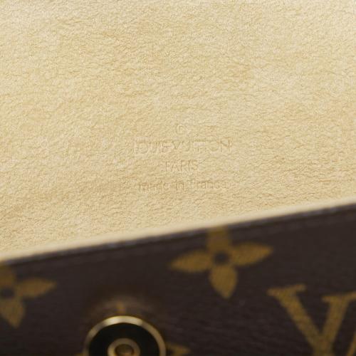 Louis Vuitton Brown, Pattern Print Monogram Pochette Florentine