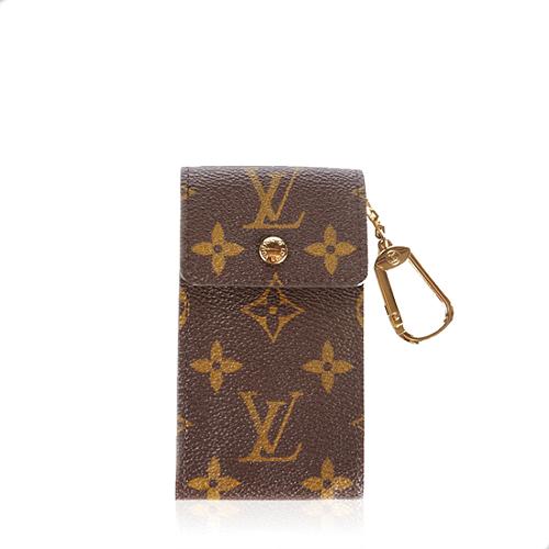 Louis Vuitton Monogram Canvas Porte Cles Badge Wallet