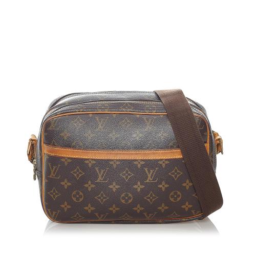 Louis Vuitton Brown, Pattern Print Monogram Reporter PM