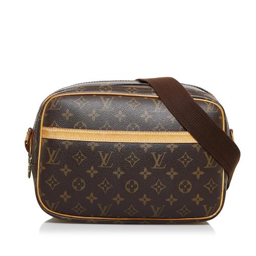 Louis Vuitton Brown, Pattern Print Monogram Reporter PM