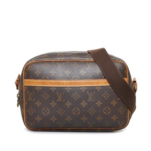 Louis Vuitton Brown, Pattern Print Monogram Reporter PM