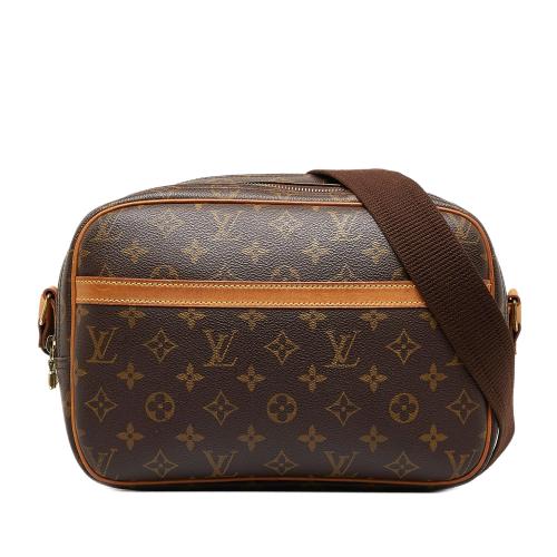 Louis Vuitton Brown, Pattern Print Monogram Reporter PM