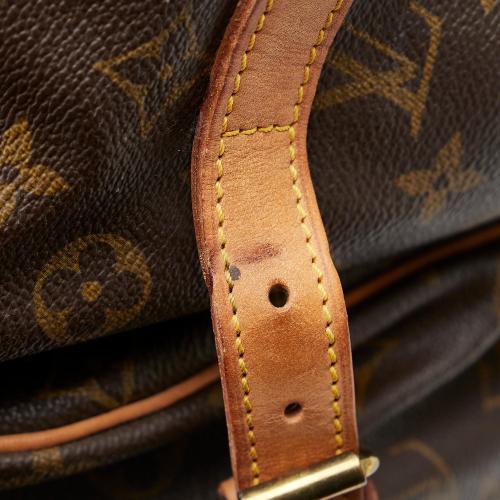 Louis Vuitton Monogram Saumur 35 Brown