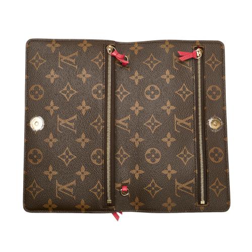 Louis Vuitton Brown, Pattern Print Monogram Summer Trunks Weekend Pochette