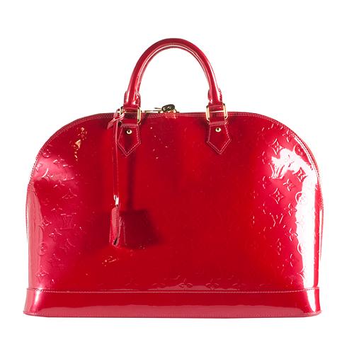 Louis Vuitton Monogram Vernis Alma GM Satchel Bag