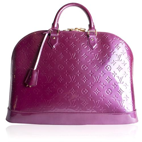 Louis Vuitton Monogram Vernis Alma GM Satchel Handbag