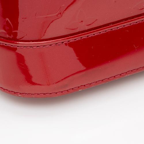 Louis Vuitton Red Monogram Vernis Alma GM Leather Patent leather