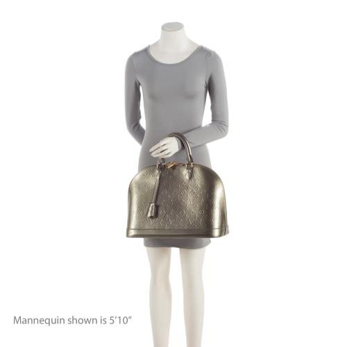 Louis Vuitton Monogram Vernis Alma GM - Grey Handle Bags, Handbags