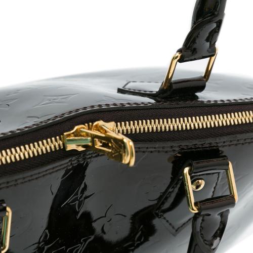 Purple Louis Vuitton Monogram Vernis Alma GM Handbag