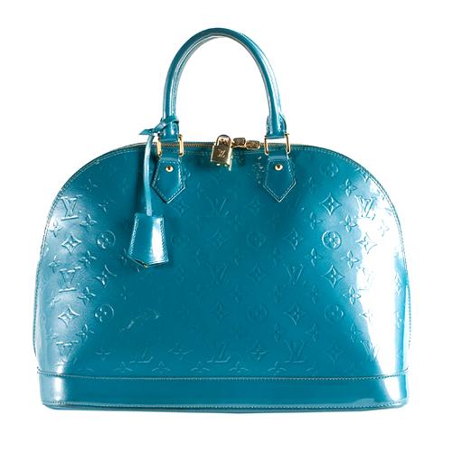 Louis Vuitton Monogram Vernis Alma MM Satchel Handbag
