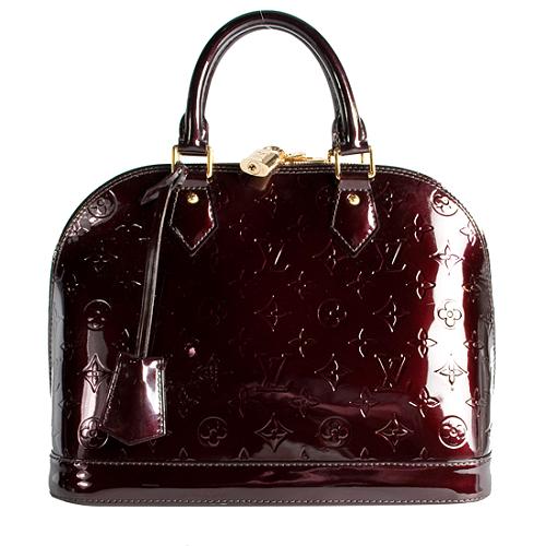 Louis Vuitton Monogram Vernis Alma PM Satchel Handbag