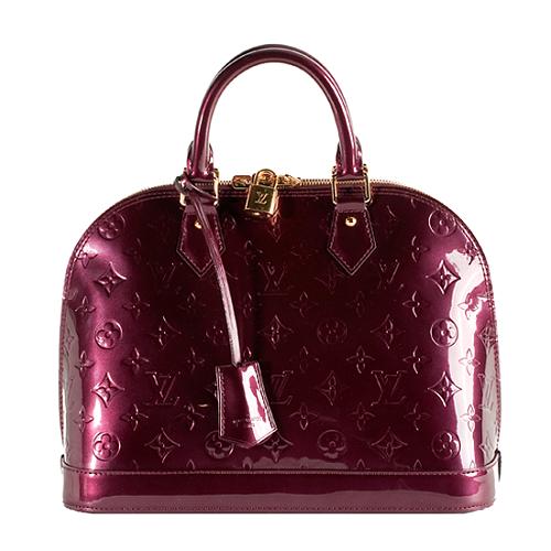 Louis Vuitton Monogram Vernis Alma Satchel Handbag