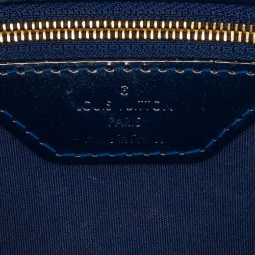 Blue Louis Vuitton Monogram Vernis Catalina BB Handbag