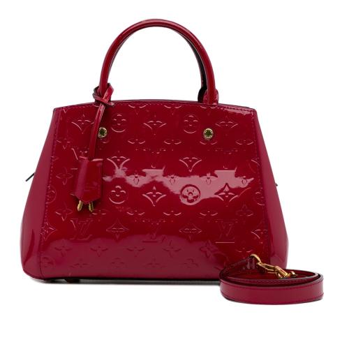 NEW Louis Vuitton Montaigne BB Vernis Monogram Leather Authentic