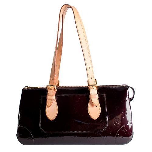 Louis Vuitton Monogram Vernis Rosewood Satchel Handbag