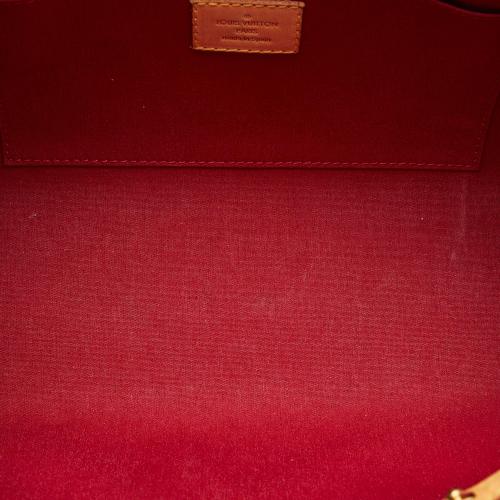 Louis Vuitton Red Monogram Vernis Roxbury Drive Bag Louis Vuitton