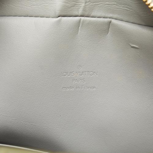 Louis Vuitton Green Vernis Tompkins Square Leather Patent leather