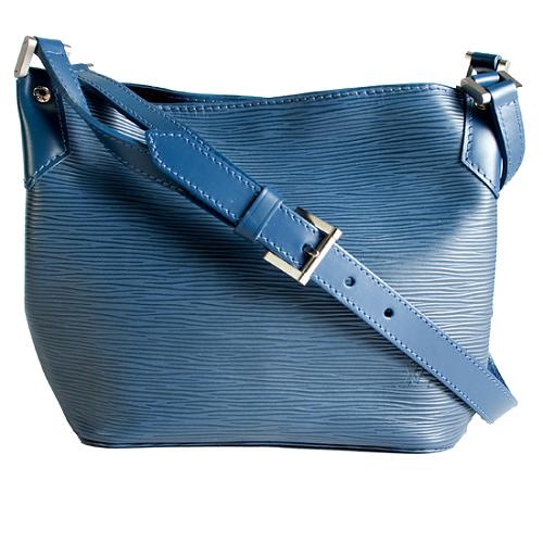 Louis Vuitton Myrtille Blue Epi Leather Mandara PM Handbag