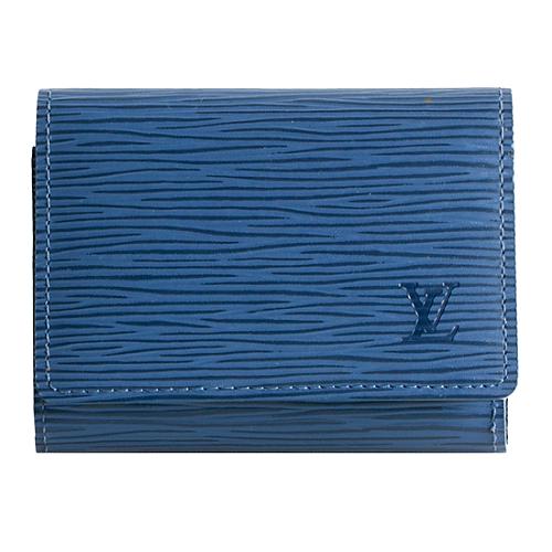 Louis Vuitton Myrtille Epi Leather Business Card Wallet