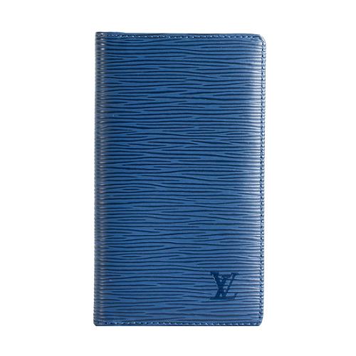 Louis Vuitton Myrtille Epi Leather Pocket Agenda Checkbook Cover Wallet